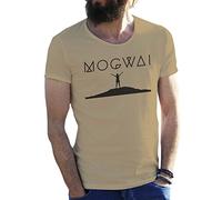 Mogwai Cool Art Logo by Dune Sand Beige Mens T-Shirt Large