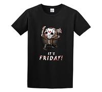 mohai Men's Jason Voorhees Its Friday! T Shirt XL Black