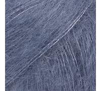 Mohair and Silk Yarn Drops Kid-Silk, 0 or Lace, 2 Ply, 0.9 oz 230 Yards per Ball (39 Storm Blue)