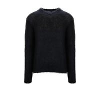 Mohair Blend Long Sleeve Jumper - female - Dsquared2 - Round-neck Knitwear - Black - M - Knitwear M
