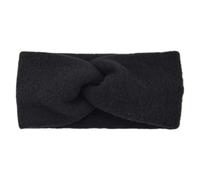 Mohair Headbands for Women, 11 cm Wide Winter Headband, Non-Slip Headbands, Plain Hair Bands, Knit Design Headband for Sports, Daily Fitness, Hair Accessories, Black