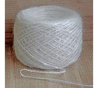 Mohair Metallized Thread Yarn 50g Coarse Mercerized Knitting Acrylic Chenille Burly Spun Crochet(White)