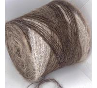 Mohair Yarn on Cone - 0 Lace Weight for Hand or Machine Knitting, Crochet & Crafts - Made in Italy (Cacao Mix, 300g/10.6oz (2700m/2950yds))