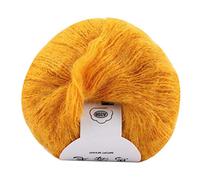 Mohair Yarn, Soft Angora Knitting Wool Yarn for Shawl Scarf Crochet, Premium Hand Knitting Thread Supplies, 100% Wool, for DIY Crafting and Warm Clothing