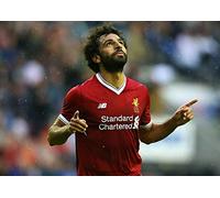 Mohamed Mo Salah Football Liverpool Sport Picture Poster Wall Art Print A4