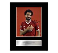 Mohamed Mo Salah Signed Mounted Photo Display Liverpool FC #1 Autographed Gift Picture Print