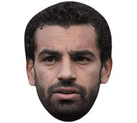Mohamed Salah (Beard) Celebrity Mask, Flat Card Face, Fancy Dress Mask