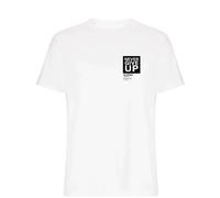 Mohamed Salah Never Give Up Shirt Frame Men's T-Shirt - White / S