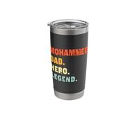 Mohammed Dad Hero Legend Personalized Name Fathers Day Stainless Steel Insulated Tumbler