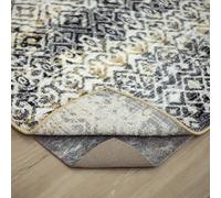 Mohawk Home Non Slip Rug Pad 3/8" Thick Felt + Latex Rubber Gripper - Dual Surface Cushion for Hardwood, Carpet, Tile Floors, Made in USA - 2' x 20'