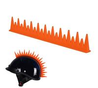 Mohawk Spike Strip for Helmets,Motorcycle Helmets Mohawk Sticker - Helmets Mohawks Spikes Motorcycle Helmets Mohawk Sticker