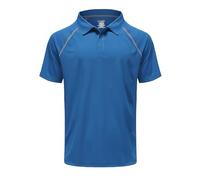 MOHEEN Men's Golf Shirts Short Sleeve Moisture Wicking Polo T-Shirts Athletic Quick Dry Fit Performance Collared UPF 50+, Blue, 3XL