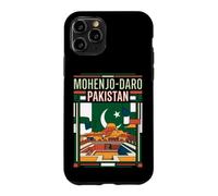 Mohenjo-Daro Pakistan Flag City Retro Art Case for iPhone 11 Pro
