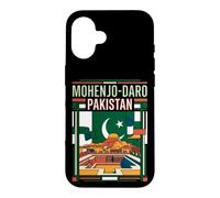 Mohenjo-Daro Pakistan Flag City Retro Art Case for iPhone 16