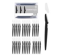 MoHern Dermaplaning Tool for Face, 30 Pcs Dermaplane Razor for Face, Multipurpose Face Razors for Women and Men, Black