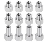MOHERO 12Pcs M2 M3 M5 SCX24 Extended Long Wheel Nuts for 1/24 RC Crawler Car Upgrade Part