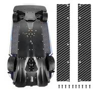MOHERO 2Pcs Carbon Fiber Side Skirts for ARR-Ma 1/7 Felongy 6S, Infraction 6S, LimitIess, LimitIess V2 RC Car Upgrade Parts (46MM)