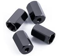 MOHERO 5mm to 7mm (+10mm) 4Pcs RC Wheel Hex Hubs Adapter for WPL D12 and 1/10 RC Trucks 1/24 SCX24 RC Cars Upgrade Parts