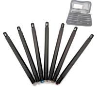 Mohs Hardness Test Kit, 7 Pcs 3-9 Scratch Hardness Test Pen, Portable Hardness Testing Equipment with Storage Box, for Industrial Mineral Identification Kit Gem Jade Jewelry.