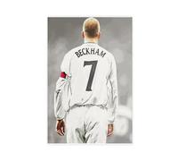 MOHTOY David Beckham Poster Soccer Football Poster 3 Canvas Poster Bedroom Decor Sports Landscape Office Room Decor Gift Unframe-style 12x18inch(30x45cm)