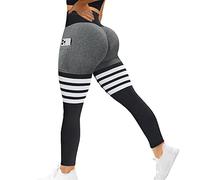 MOHUACHI Women's Running Yoga Shorts, (#9) Grey Pockets, XL