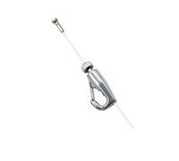 MOHUIED Adjustable Picture Hanging Wire 2-10pcs T-Shaped Nylon Rope Kit with Adjustable Screw Hook Loop Invisible Transparent Wire Clip Picture Frame Suspension System(T-Head Sailor Hook,3.0M_2PCS)