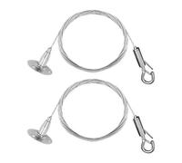 MOHUIED Adjustable Picture Hanging Wire 2Pcs Adjustable Picture Hanging Wire 1/2/3m DIY Suspension Steel Rope Heavy Duty 1.5mm Wall Mount Lanyard Photo Frame
