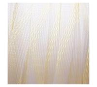 MOHUIED Cord Protector 2Meter/10Meter Insulation PET Expandable Braided Sleeving 3/4/6/8/10/12/14mm Wire Wrap Cover Nylon Sheath Protection Cable sleeve(Clear Gold,8MM_10M)
