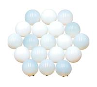 MOHUIED Fish Tank Gravel Stones 16mm Stone Agate Gemstone Polished Sphere Reiki Healing Crystal Rocks Ball Mineral Collection Decoration(Color 15,1pc)