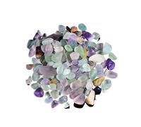 MOHUIED Fish Tank Gravel Stones 50g 100g Crystal Gravel Specimen Rose Quartz Amethyst Home Decor Colorful for Aquarium Energy Stone Rock Mineral(Color 2,100g)