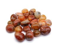 MOHUIED Fish Tank Gravel Stones Fish Tank Gravel Stones Fire Agate Tumbled Stone Bulk Energy Crystal Gemstone Mineral Reiki Gems Aquarium Home Decor(Color 2,50g)