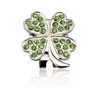 MOHUIED Golf Ball Markers 7 Kinds Lucky Leaves Four Green With Magnetic Hat Clips Green Good Luck to You Beautiful Golf Accessory Parts for Men and Women(A4)