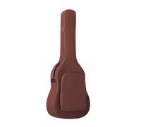 MOHUIED Guitar Bag Guitar Bag Backpack Protective Storage Case Mandolin Waterproof Double Straps Classic Acoustic Cove Thicken Padded(Red)