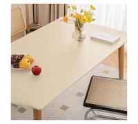 MOHUIED Leather Dining Table Cover with Elastic Edge 1PC Leather Elastic Tablecloth Square Round Table Cover Waterproof Dinning Cloth Protector Desk Mat(Color 10,70x120cm)