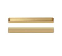 MOHUIED Recessed Handle Closet Door, Cabinet, Drawer Invisible Handle Slotting Embedded Grooving Hidden Push Pull Shift Door(Tan 400mm)