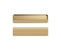MOHUIED Recessed Handle Closet Door, Cabinet, Drawer Invisible Handle Slotting Embedded Grooving Hidden Push Pull Shift Door(Tan 200mm)