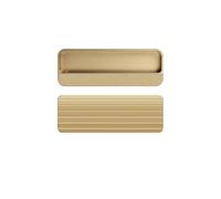 MOHUIED Recessed Handle Closet Door, Cabinet, Drawer Invisible Handle Slotting Embedded Grooving Hidden Push Pull Shift Door(Tan 140mm)