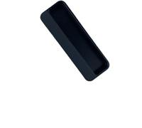 MOHUIED Recessed Handle Simple Embedded Wardrobe, Barn Door, Handle Cabinet Sliding Hidden Folding(Black 140mm)