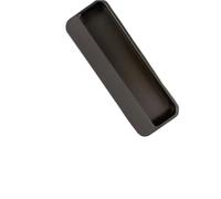 MOHUIED Recessed Handle Simple Embedded Wardrobe, Barn Door, Handle Cabinet Sliding Hidden Folding(Coffee Color 140mm)