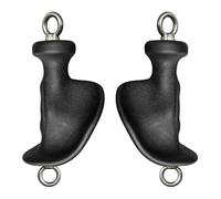 MOHUIED Tricep Rope Pull Down Triceps Rope Gym Lat Pull Down Grip Handles Pulley Cable Machine Attachment Rowing Bar Arm Muscle Training Handle(Grip)