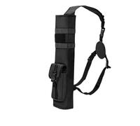 MOHUIED Waist Quiver Archery Arrow Quiver Holder Adjustable Waist Hanged Carry Bag for Arrows Bow Target Practicing(BlackA)