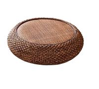 MOHUIED Weave Straw Pouf Tatami Mat Round Floor Cushions Rattan Meditation Cushion Yoga Comfortable Seating for Home Office Chair Sofa Decor(Type1,80x120cm)
