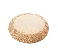 MOHUIED Weave Straw Pouf Tatami Mat Round Floor Cushions Rattan Meditation Cushion Yoga Comfortable Seating for Home Office Chair Sofa Decor(Type2,60x120CM)