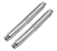 Moicstiy 2Pcs Stainless Steel Toilet Paper Holder Replacement Rod, Spring Loaded Toilet Paper Holder
