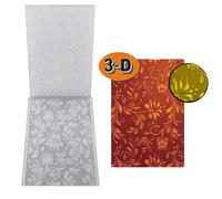 MOIDHSAG 3D Embossing Folder Flower Texture Stamp Stencil Embossed Mat Scrapbooking Template For Christmas Card Making Album