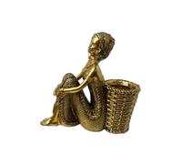 MOIDHSAG African Cultural Sculpture Resin Figure African Statues And Sculpture Home Decors African Art Crafts Resin Statues