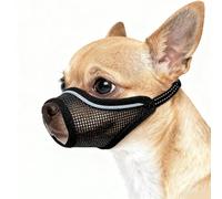 MoiiLavin Dog Muzzle Soft Mesh Muzzle for Large Medium Small Dogs Anti Bite Barking German Shepherd Puppy Grooming Breathable Drinkable Adjustable