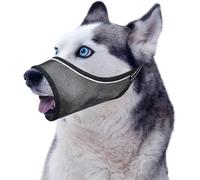 MoiiLavin Dog Muzzle Soft Mesh Muzzle for Large Medium Small Dogs Anti Bite Barking German Shepherd Puppy Grooming Breathable Drinkable Adjustable