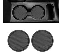 MOIKOTLR 2PCS Car Cup Holder Coasters,for VW T4 T5 T6 Multivan/MK6 2000-2025 Removable Non-Slip ShockproofWaterproof Spill-Proof Cup Holder Insert Car Interior Accessory