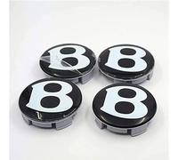 MOIKOTLR 4pcs Car Hub Caps, for Bentley Continental GT/Speeding 69mm Wheel Centre Caps Badges Waterproof Anti Rust Car Styling Rims Cover Decoration Accessories